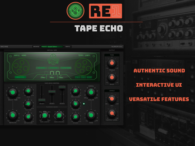 RE-1 Tape Machine Screenshot