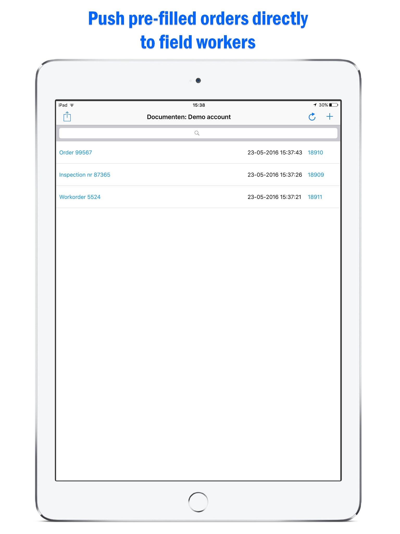 TabletForms App screenshot 2