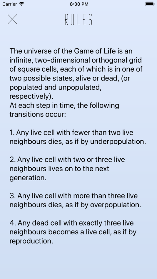 #3. Cellular Life Automaton (iOS) 来自: Ivan Cantarino