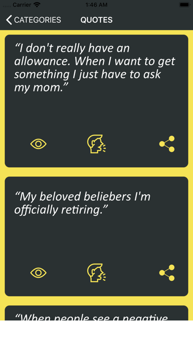 Justin Bieber Wisdom screenshot 3