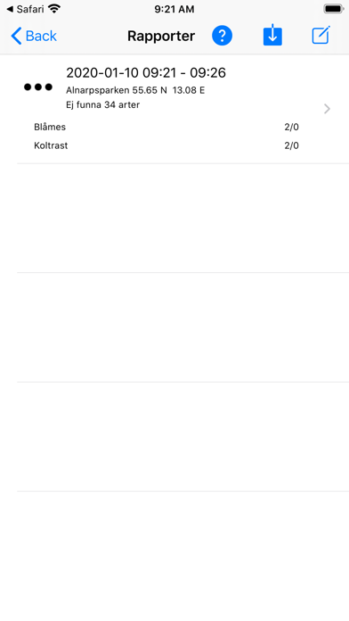 Screenshot #3 pour Fågelkalendern
