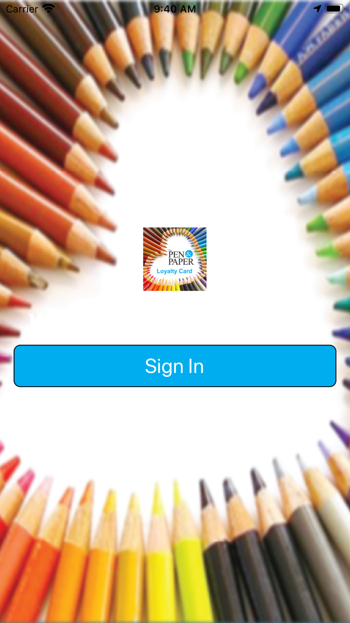 Pen and Paper Loyalty Card