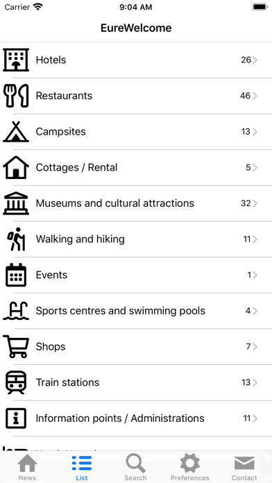 Screenshot #1 pour Eurewelcome