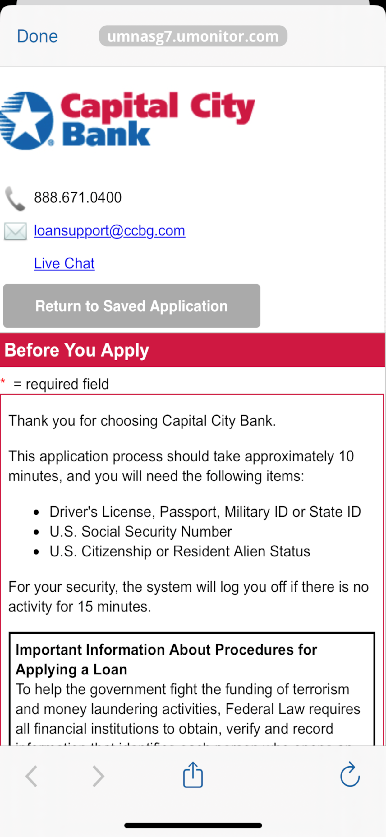 Capital City Bank Mobile