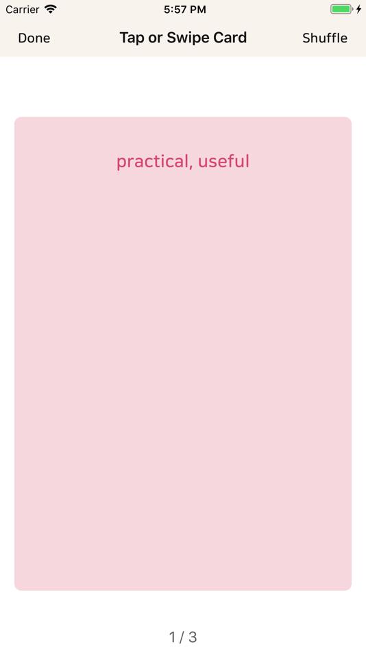 #5. Unlimited Flash Cards (iOS) 게시자: Minkyung Chung