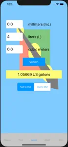 Metric To US Converter screenshot #3 for iPhone