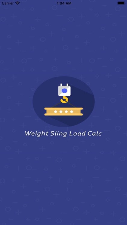 Weight Sling Load Calc