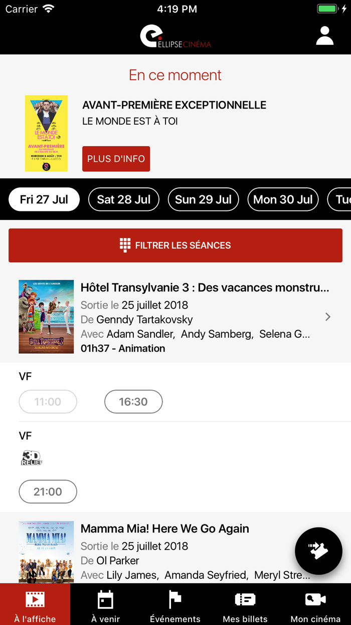 Ciné Ajaccio Ellipse-Laetitia