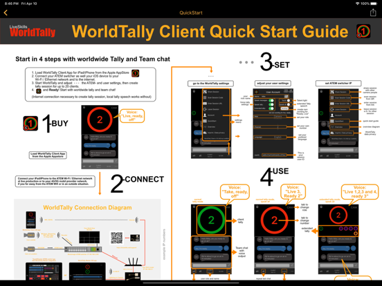 WorldTally Client iPad screenshot 6 - Photo & Video app