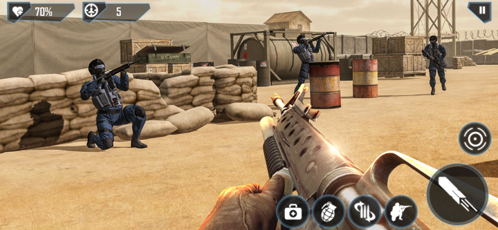 Modern Battlefield FPS Combat screenshot 1
