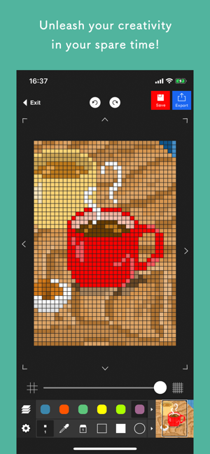 ‎Pixel art editor - Dottable - Screenshot