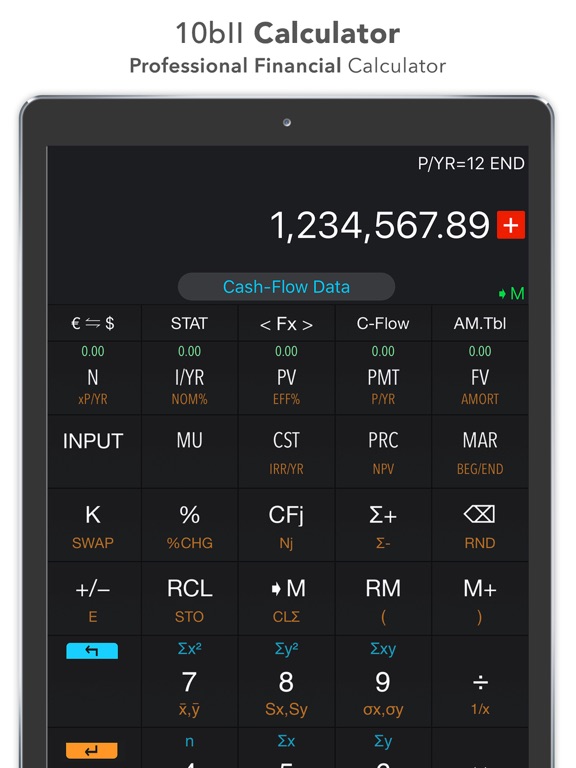 Screenshot #5 pour 10bII Financial Calculator PRO