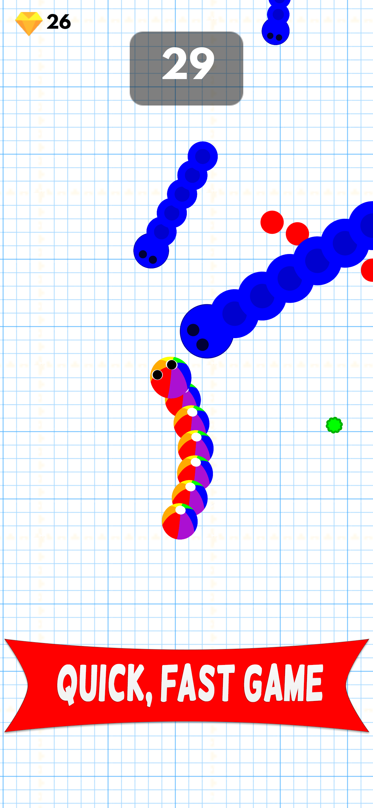 Eat Snakes - Crazy Worm Arena