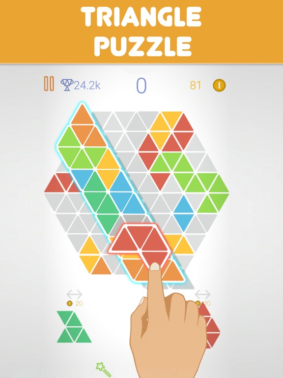 Screenshot #1 for Tringles™ logic block puzzles