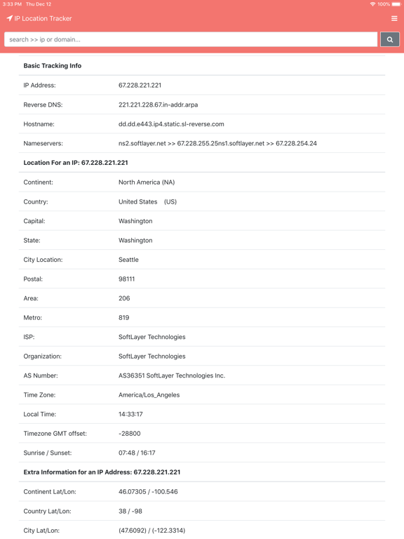 Screenshot #4 pour IP Location Tracker
