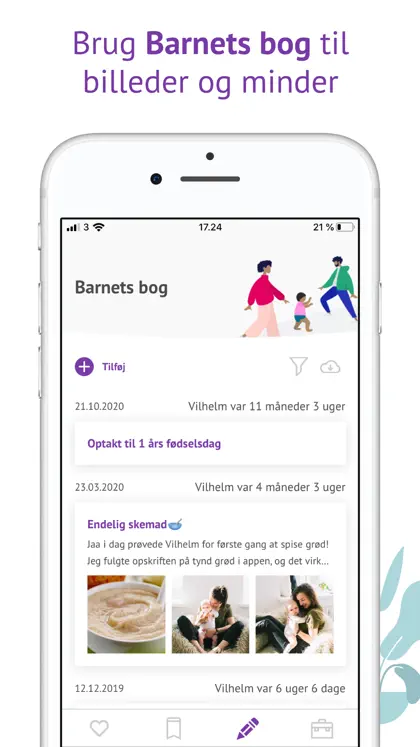 Capture d'écran 3 sur 6 de Min baby – det første år