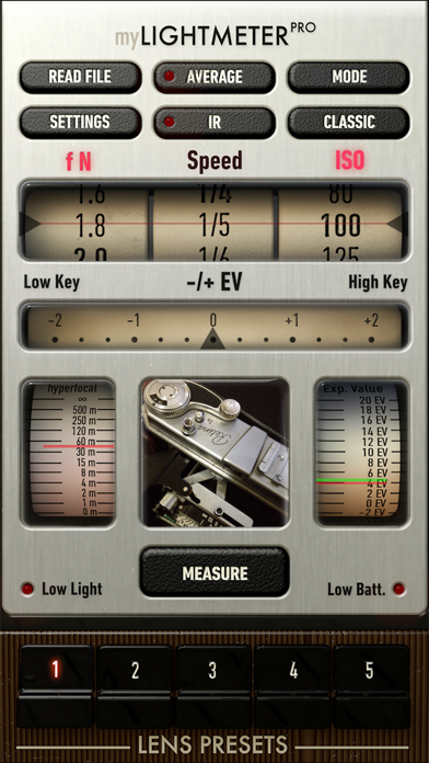 myLightMeter PRO Screenshot