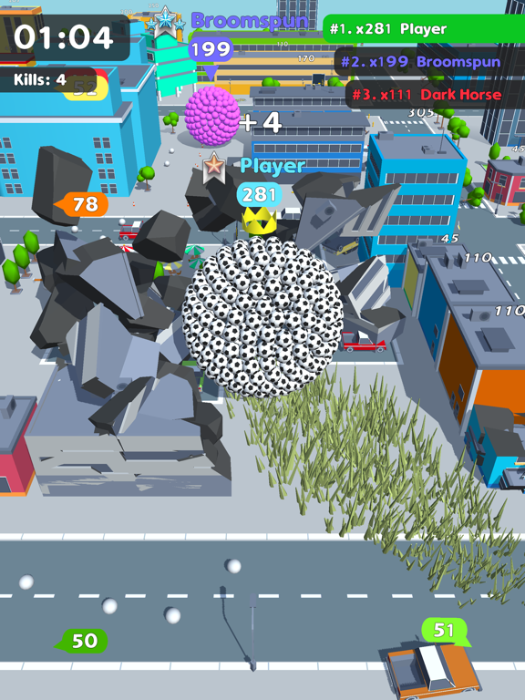 Ballzilla.io iPad screenshot 4 - Games app