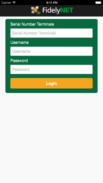 FidelyNet MobilePos Screenshot