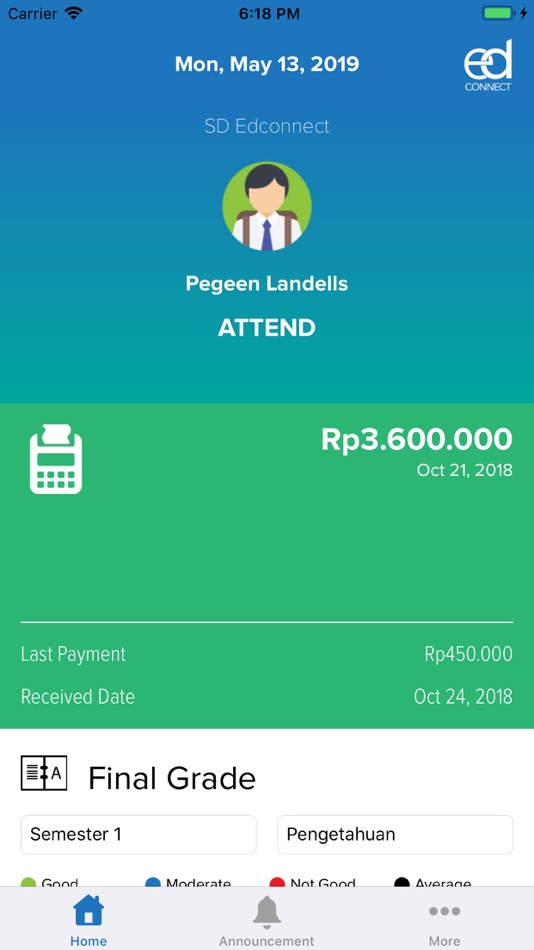 #1. Parent - edConnect (iOS) 由: PT. EdConnect Solusi Integrasi