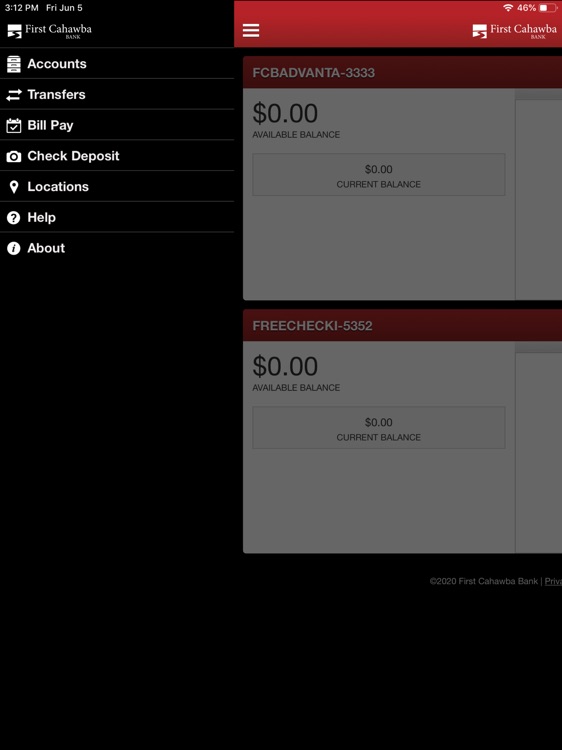 First Cahawba Bank for iPad