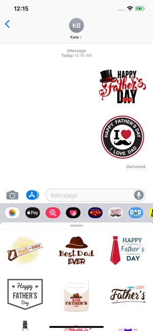 Happy Fathers Day Stickers App(圖3)-速報App