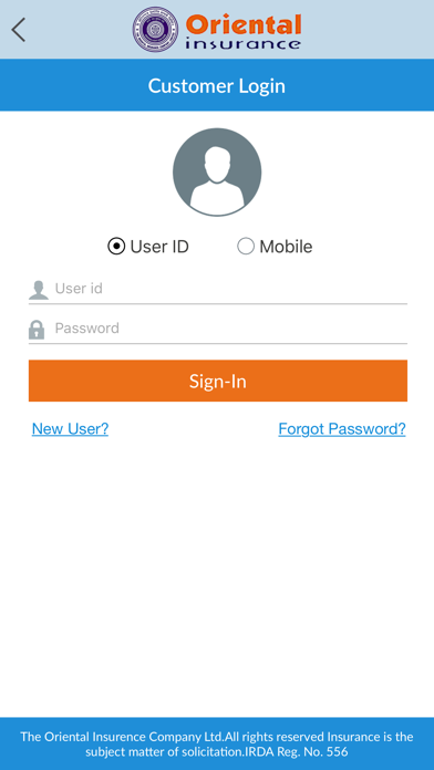 Oriental Insurance On Mobile Screenshot