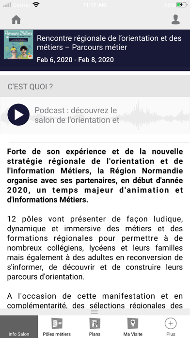 Screenshot #2 pour ParcoursMétiers-l’appli