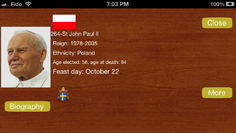 #3. Popes Encyclopedia (iOS) 由: FadiSoft Inc.