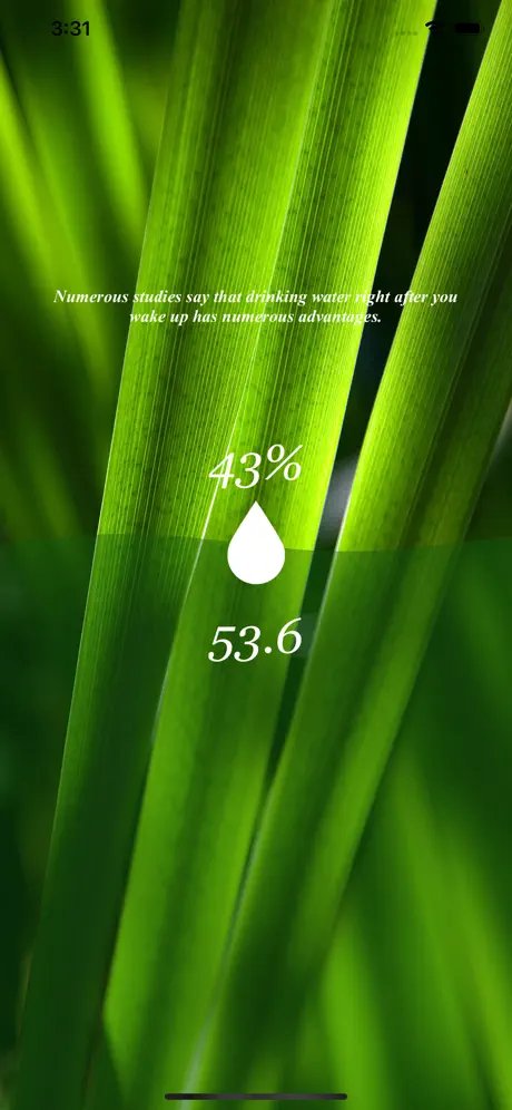 Cheers! -Water intake tracker