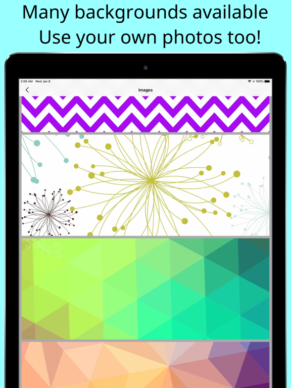 Personal Goals iPad screenshot 8 - Productivity app