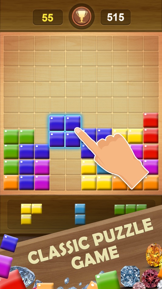 #3. Wooden Block Puzzle Game (iOS) By: Tran Ngoc Thanh