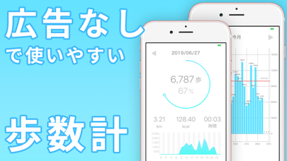 Screenshot #1 pour 歩数計Step　ダイエット用ウォーキング歩数計アプリ