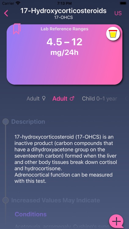 Vita - Lab Reference Ranges