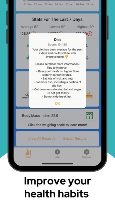 Blood Pressure Monitor Pro Screenshot