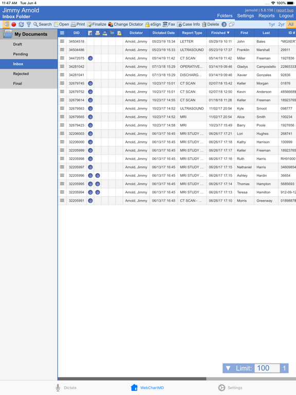 Screenshot #5 pour WebChartMD: Dictate and Review