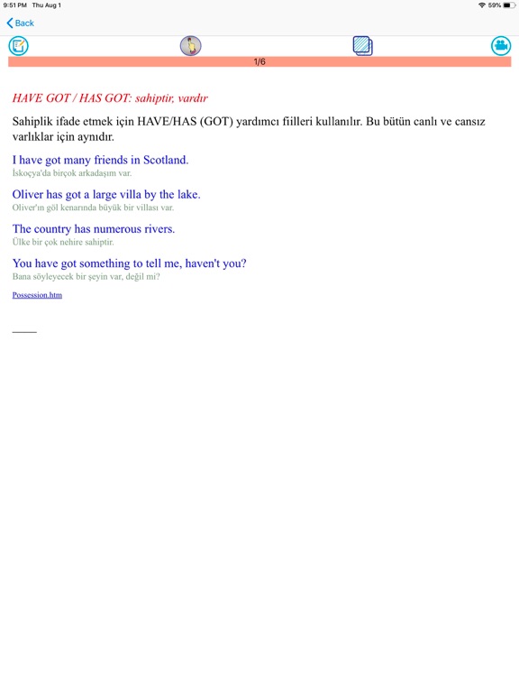 Screenshot #5 pour Akin Dil İngilizce Gramer