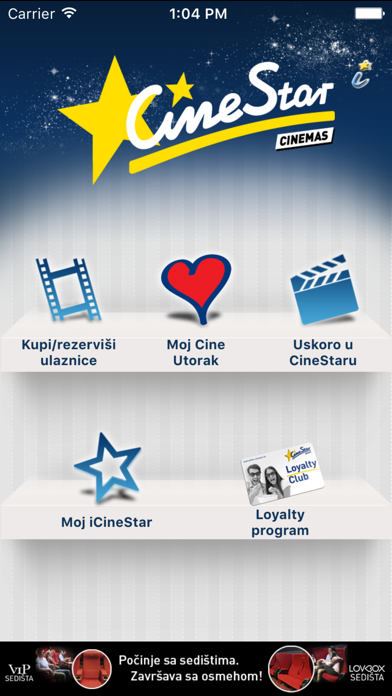iCineStar Srbija Screenshot