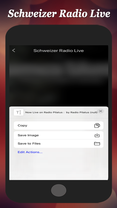 Schweizer Radio Live screenshot 3