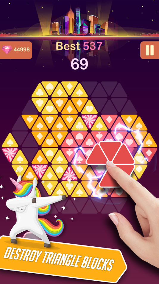 #3. Triangle Candy - Block Puzzle (iOS) 由: Nguyen Tu