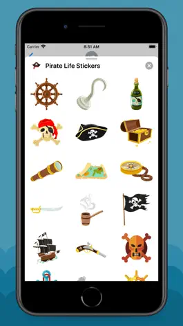 Game screenshot Pirate Life Stickers apk
