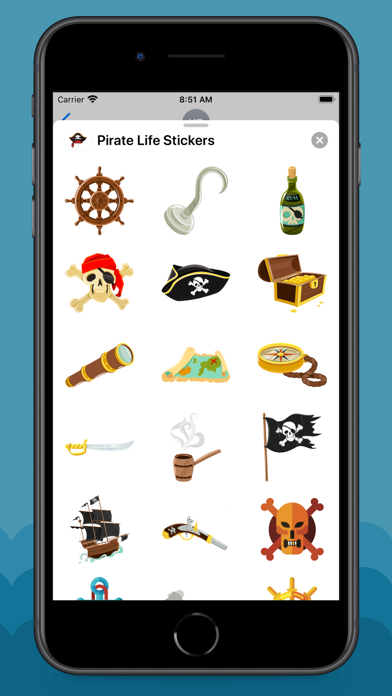 Pirate Life Stickers screenshot 2