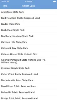 maine state parks map! iphone screenshot 3