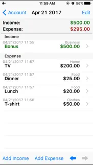 ispending - expense tracker iphone screenshot 2