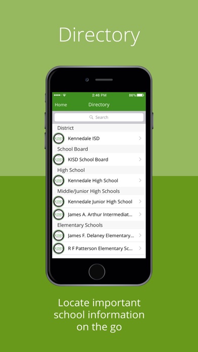 Kennedale ISD Screenshot