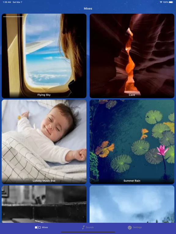 Sleep Sounds White Noise Rain iPad screenshot 3 - Health & Fitness app