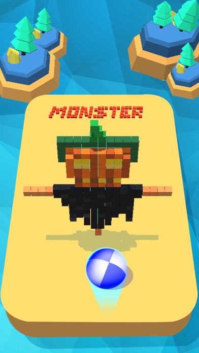 Screenshot #1 pour Monster vs Ball 3D