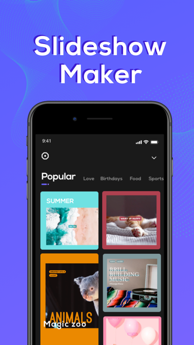 Screenshot #1 pour Photo Slideshow Editor