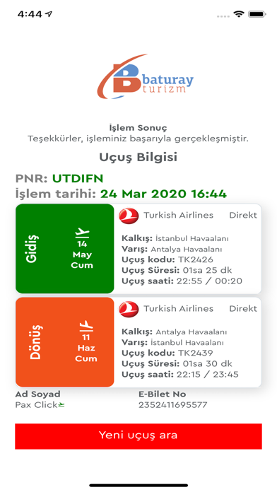 Baturay Turizm Screenshot