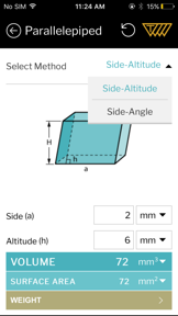 Area Volume Calculator screenshot
